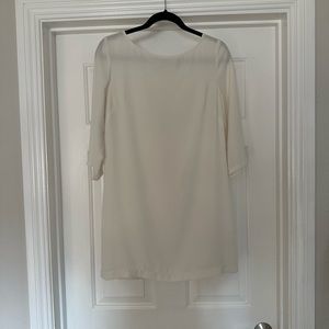 Leith small mini cream dress with half sleeves